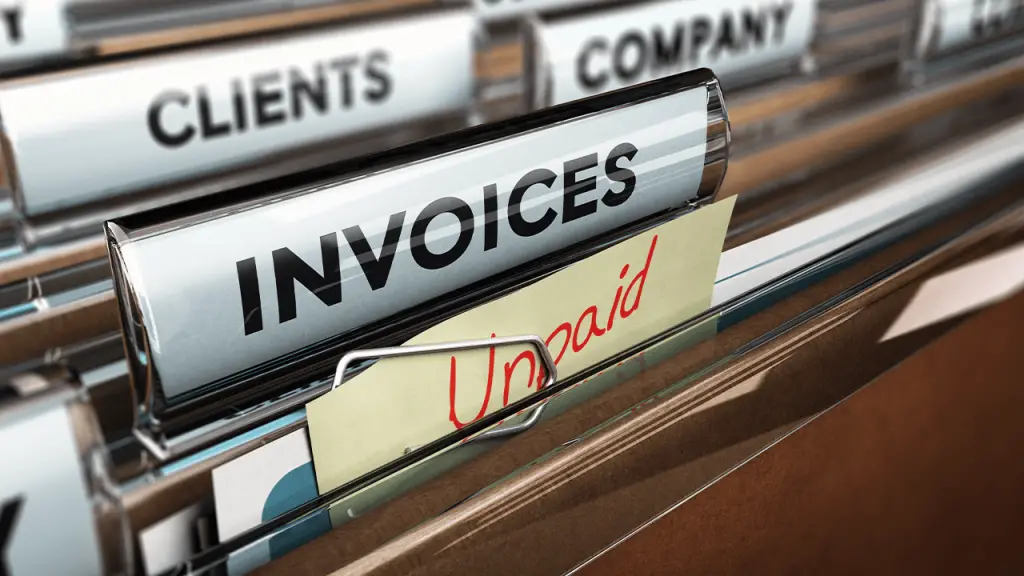 unpaid invoices